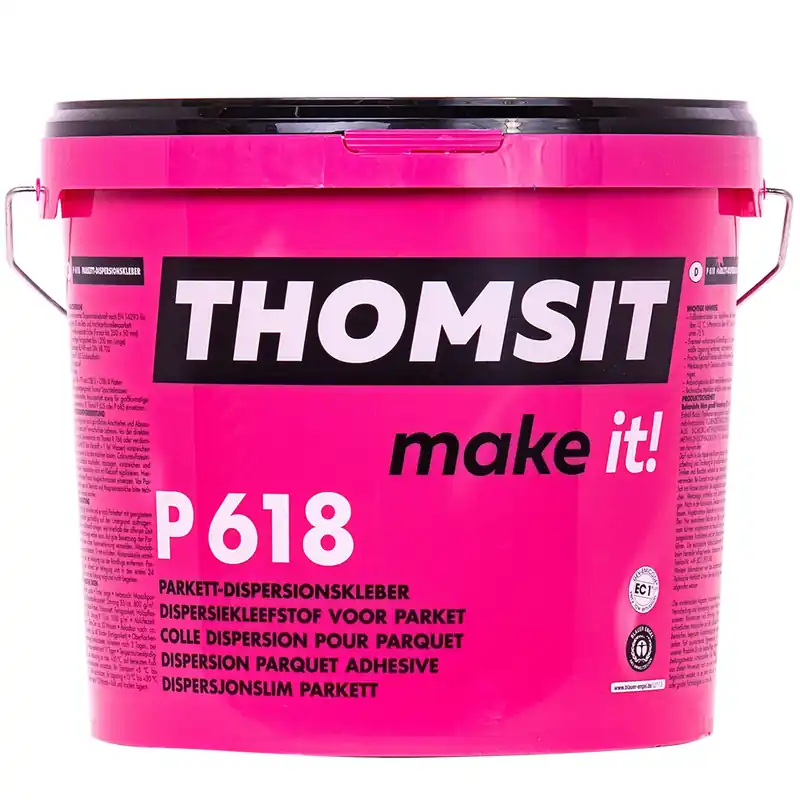 Bestseller THOMSIT P 618 Parkett-Dispersionskleber (hell) 15 kg